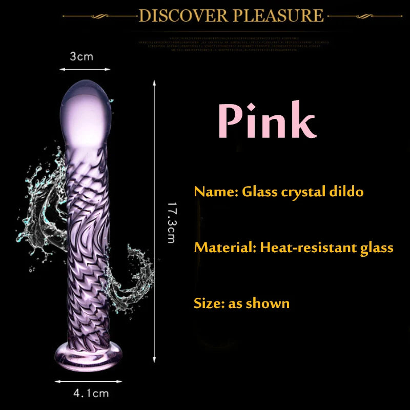 Lustrous Touch Crystal Dildo 17cm