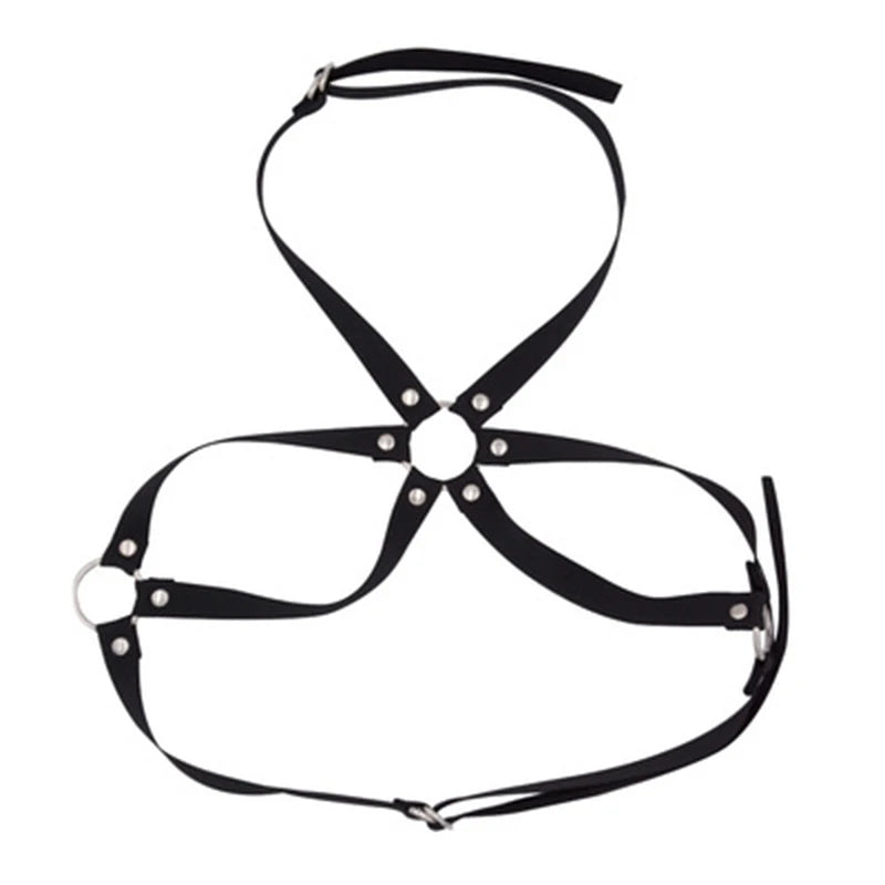 Seductive Temptation Ties & Lingerie Harness Set