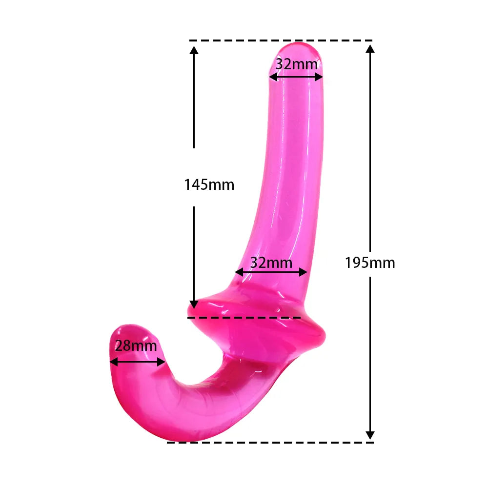 Intimate Harmony: Strapless Pleasure Dildo Vibrator