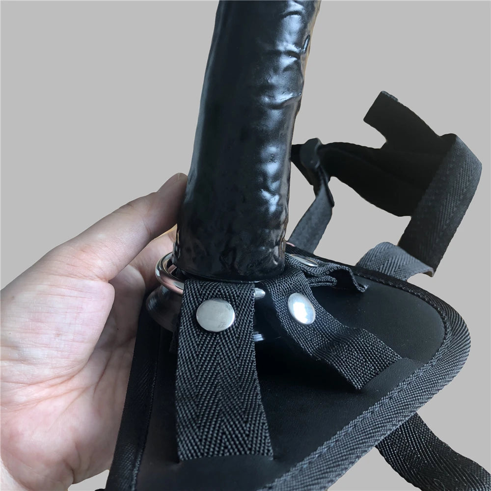 Playful Fusion Strap-On Panties with Realistic Dildo