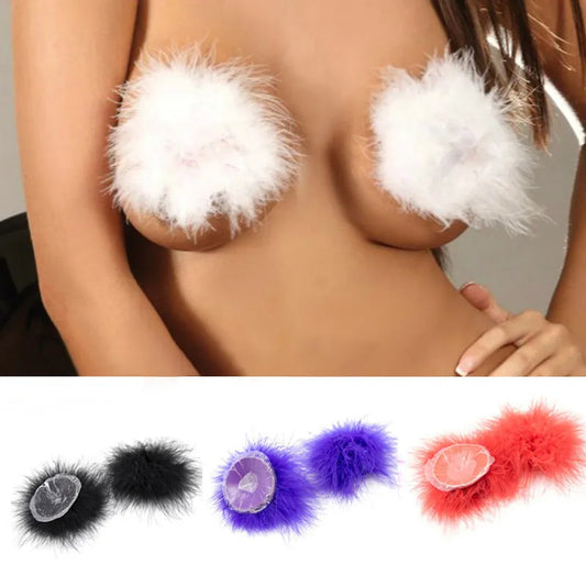Allure & Elegance Feather Nipple Pasties