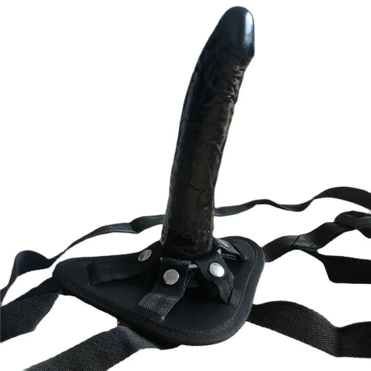 Playful Fusion Strap-On Panties with Realistic Dildo