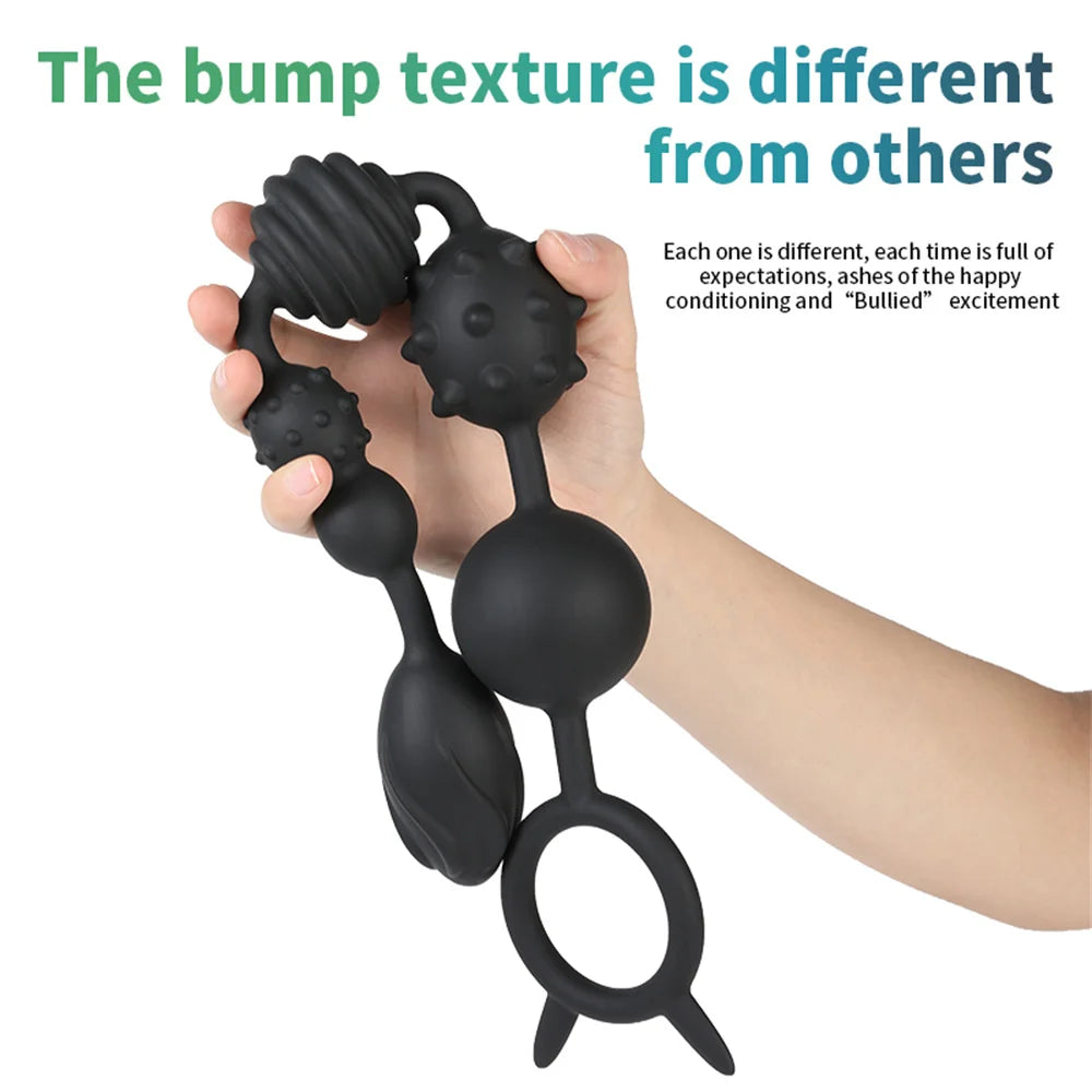 G-Spot Bunny Delight Silicone Anal Beads