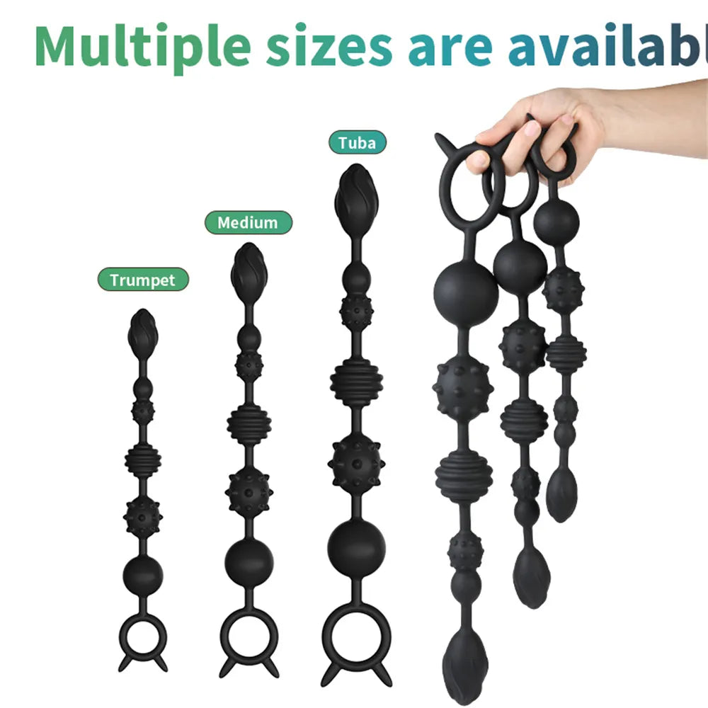 G-Spot Bunny Delight Silicone Anal Beads