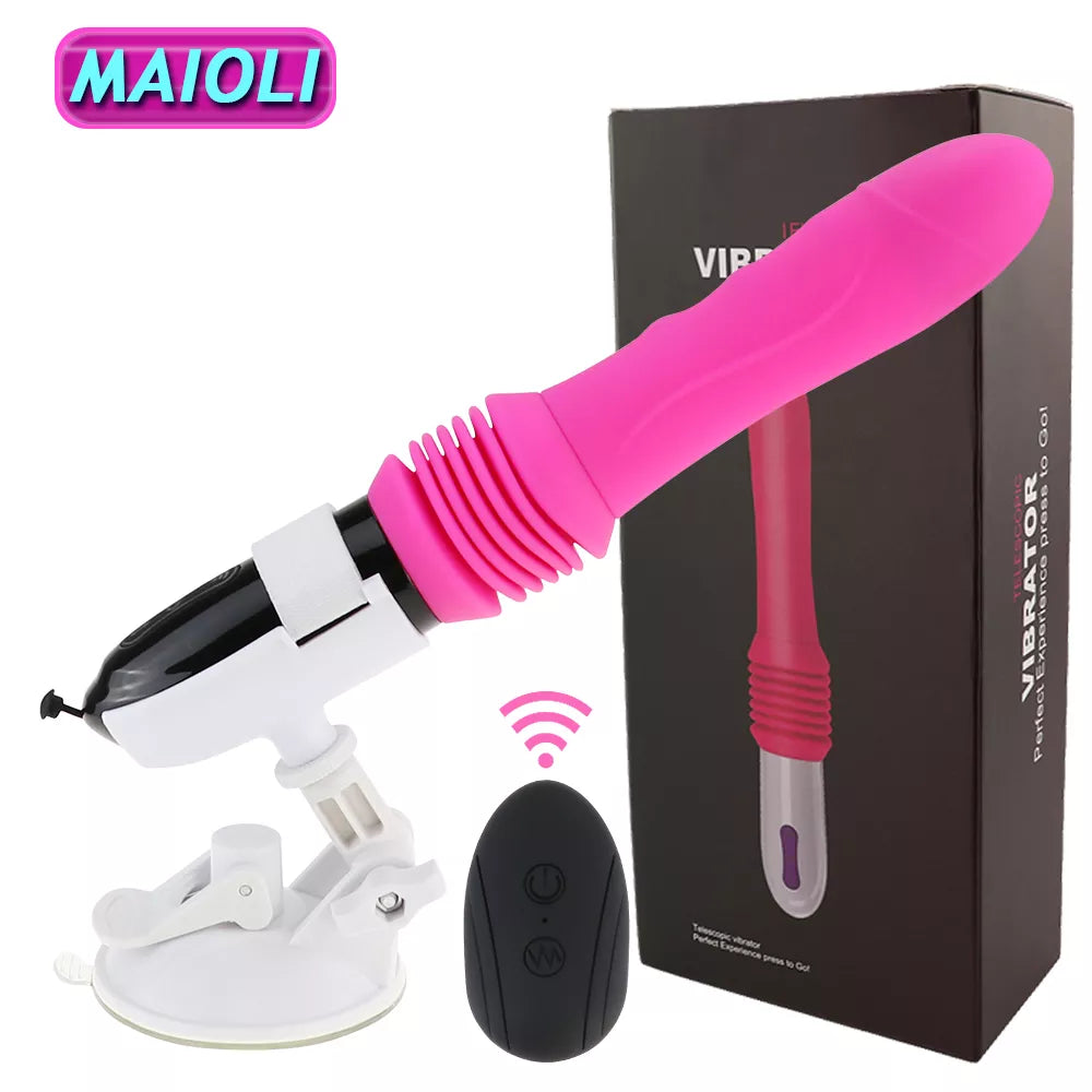 Telescopic Temptation: Ultimate Remote Control Vibrator