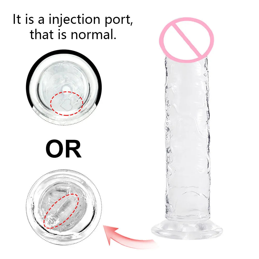 Sensual Surge Realistic Jelly Dildo