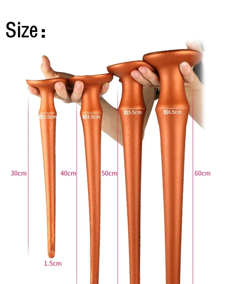 Plush Ecstasy Anal Indulgence Dildo - 60cm