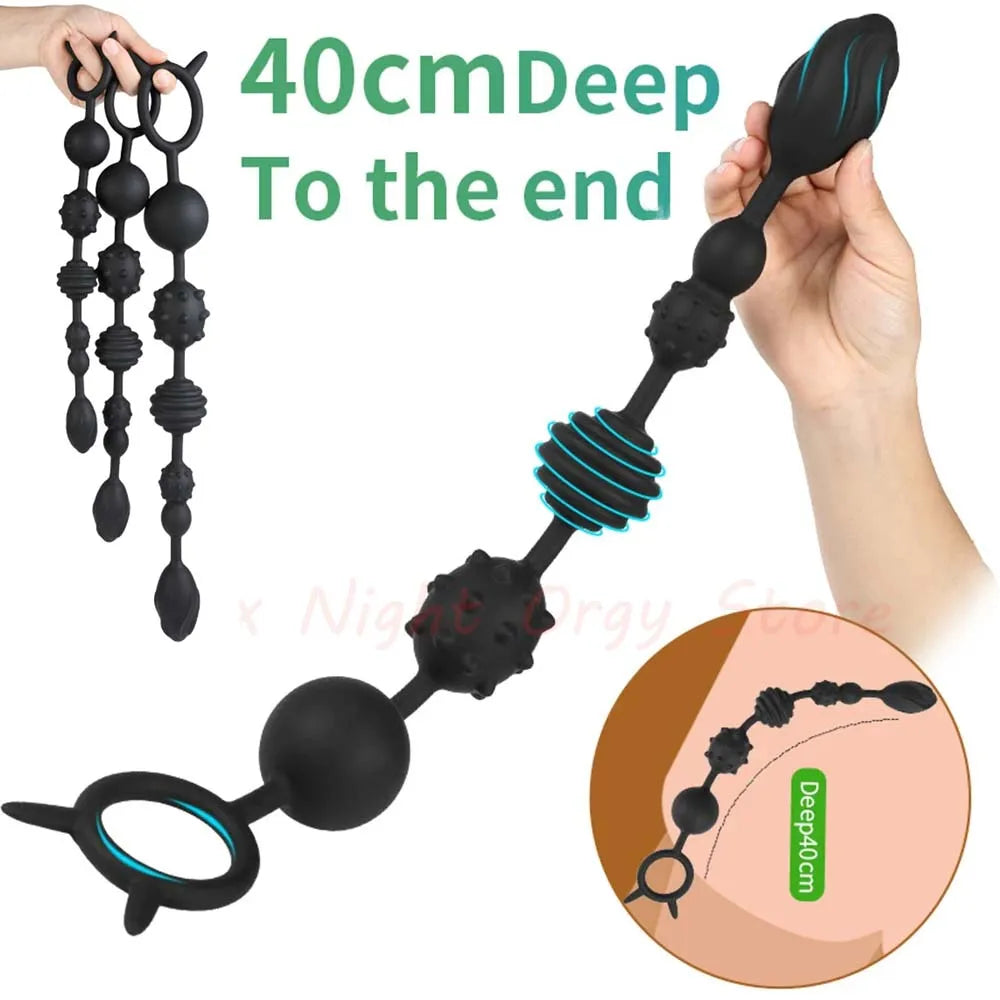 G-Spot Bunny Delight Silicone Anal Beads