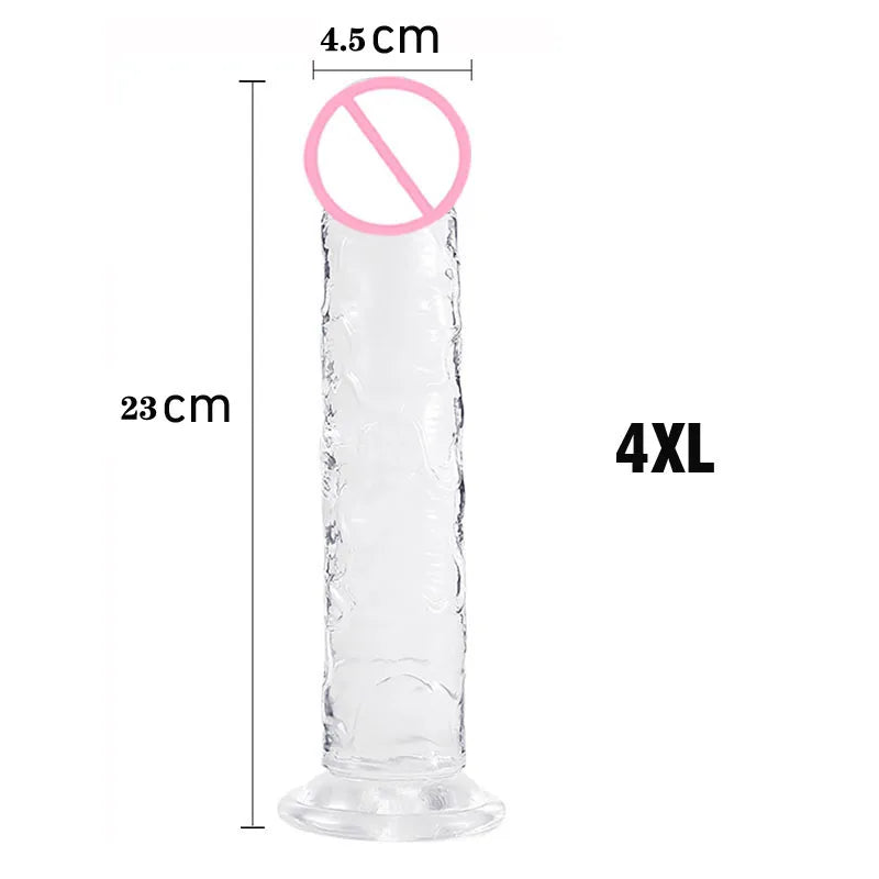 Sensual Surge Realistic Jelly Dildo
