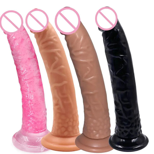 Pleasure Peak: 8.4-Inch G-Spot Jelly Dildo with Suction Base leisure pleasure