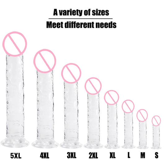 Sensual Surge Realistic Jelly Dildo