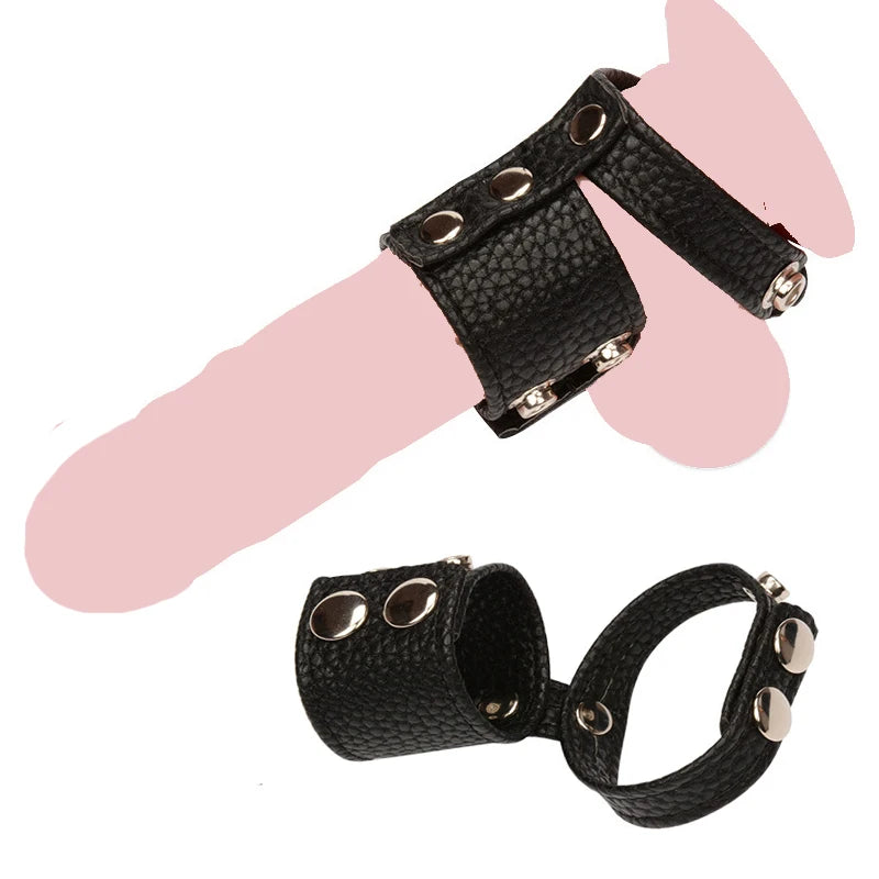 Premium Leather Penis Ring for Enhanced Pleasure