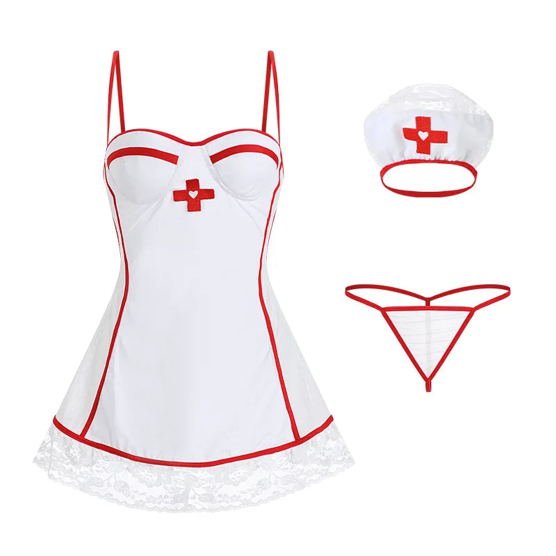 Playful Nurse Fantasy Lingerie Set