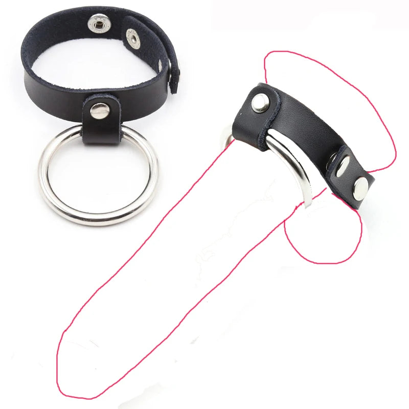 Premium Leather Penis Ring for Enhanced Pleasure