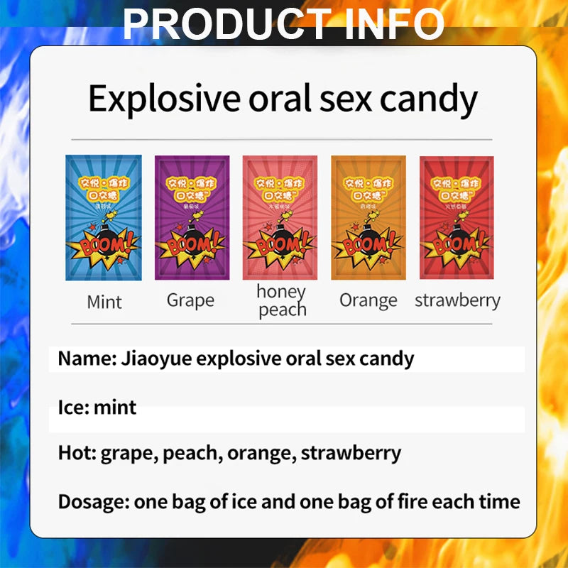 Sweet Sensation Licks - Flavored Oral Sex Candy