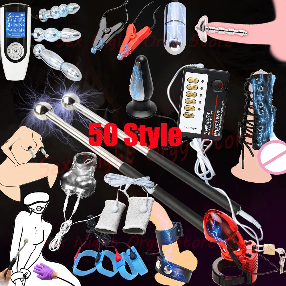 Ecstasy Unleashed: Electro-BDSM Pleasure Set