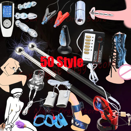 Ecstasy Unleashed: Electro-BDSM Pleasure Set